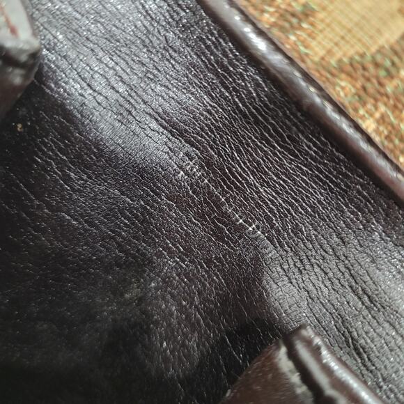 Auth Christian Dior Monogram Trotter Coin Case Brown Small Wallet Compact Retro - Picture 5 of 11